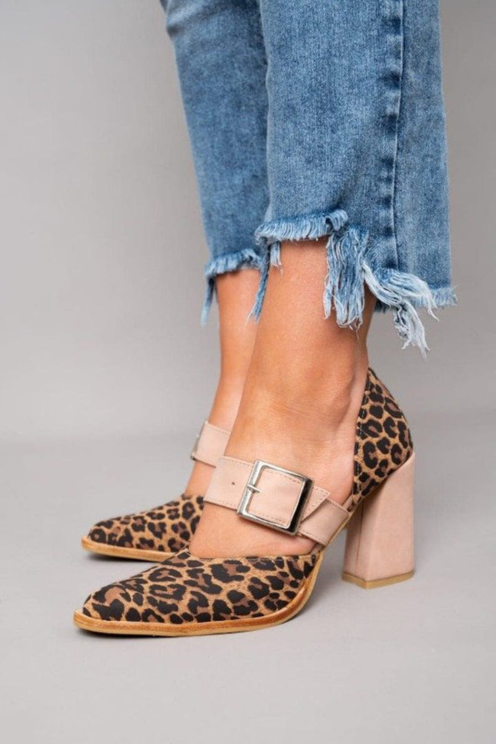 EMBER | LEOPARD SUEDE HEELS