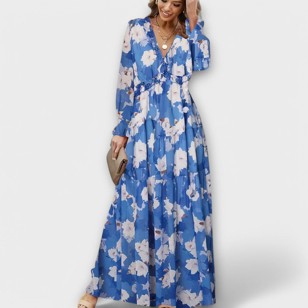 Nadia | Elegant Floral Summer Dress