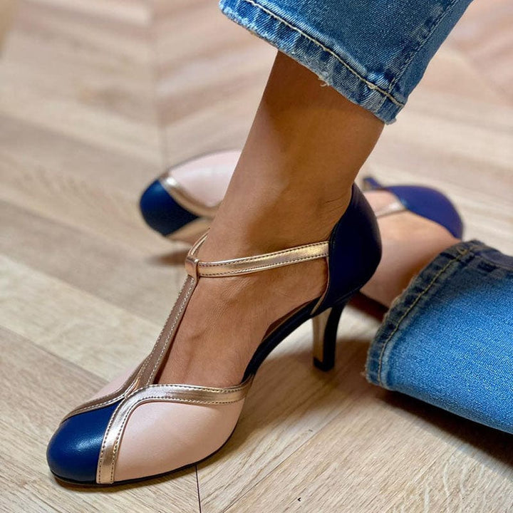 Talia | Women's Elegant T-strap Pump Heels