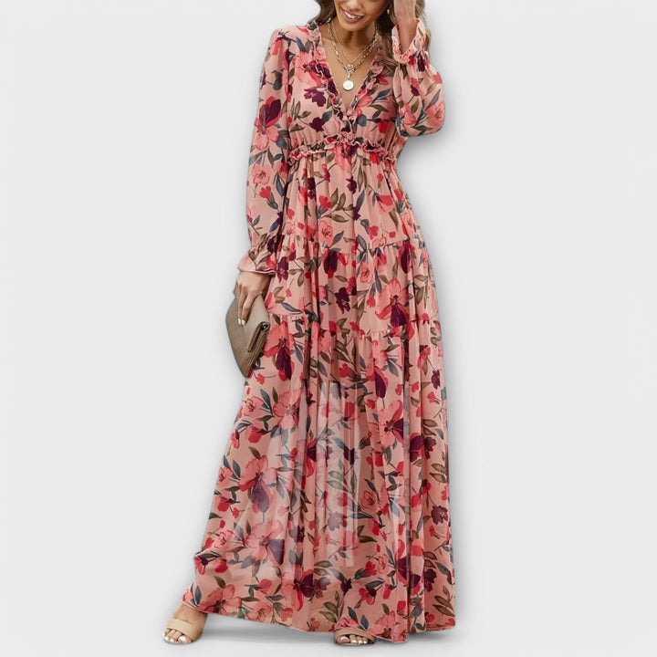 Nadia | Elegant Floral Summer Dress