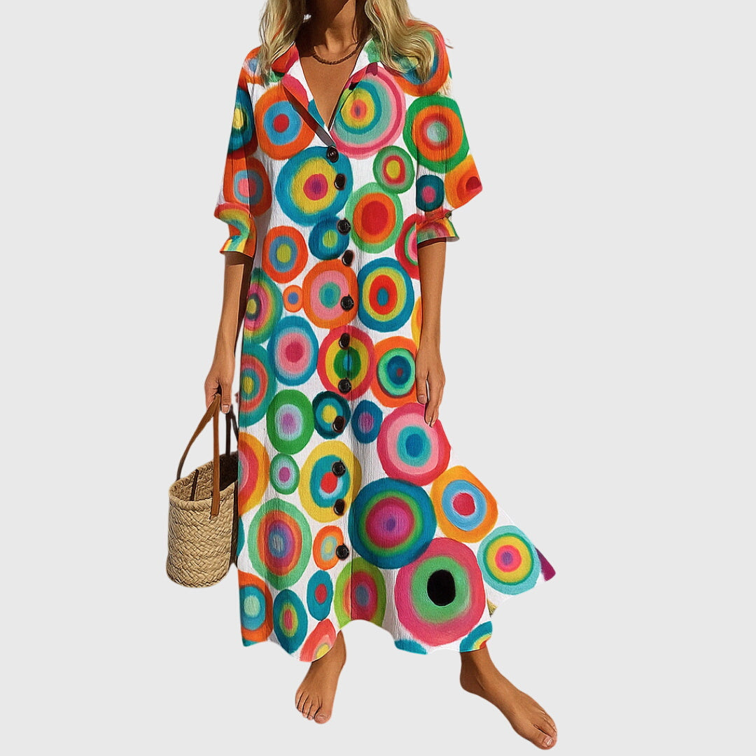 Sienna | Elegant Plus Size Floral Dress