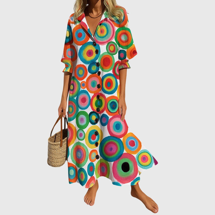 Sienna | Elegant Plus Size Floral Dress