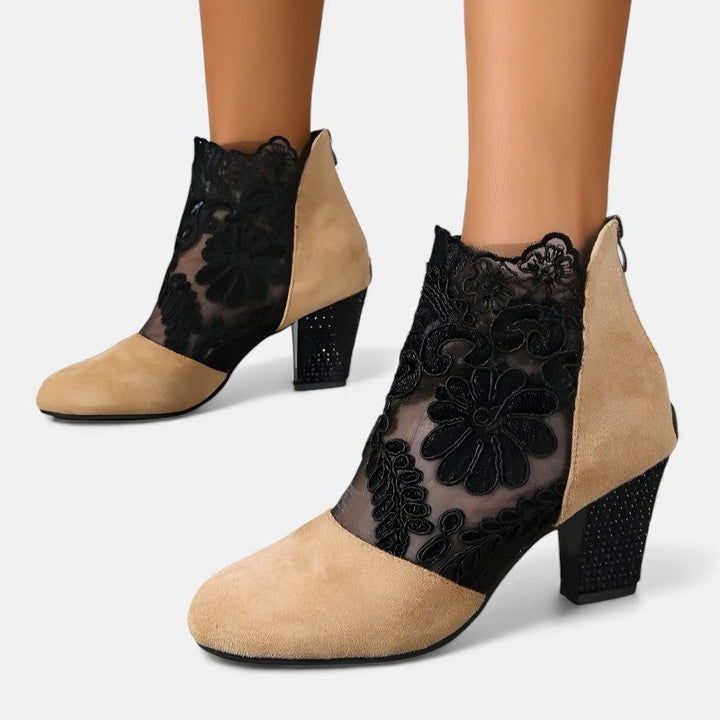 Sienna | Women's Elegant Orthopedic Printed Heels
