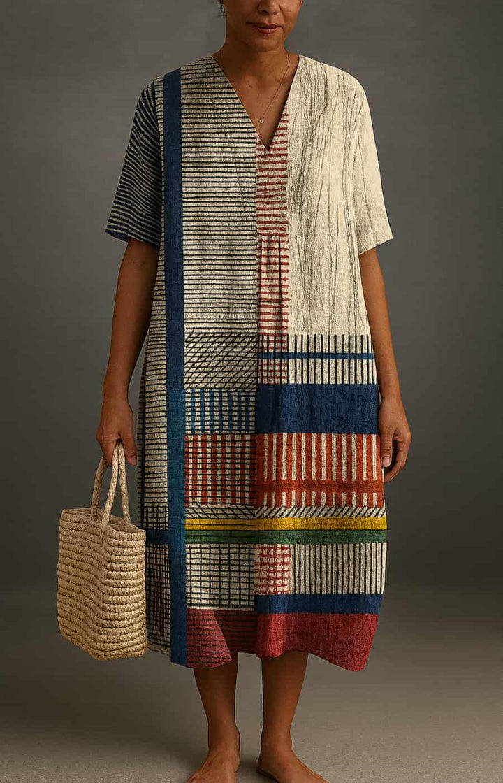 APOLONIA™ ARTISAN PRINT DRESS