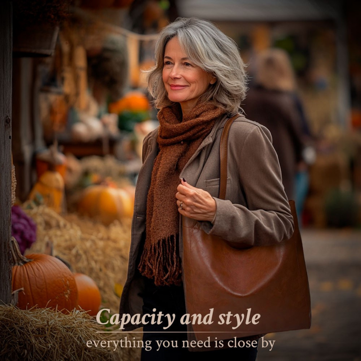 LORENA MODERN CHIC LEATHER BAG