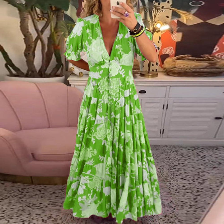 AMARA | VIBRANT FLORAL MIDI DRESS