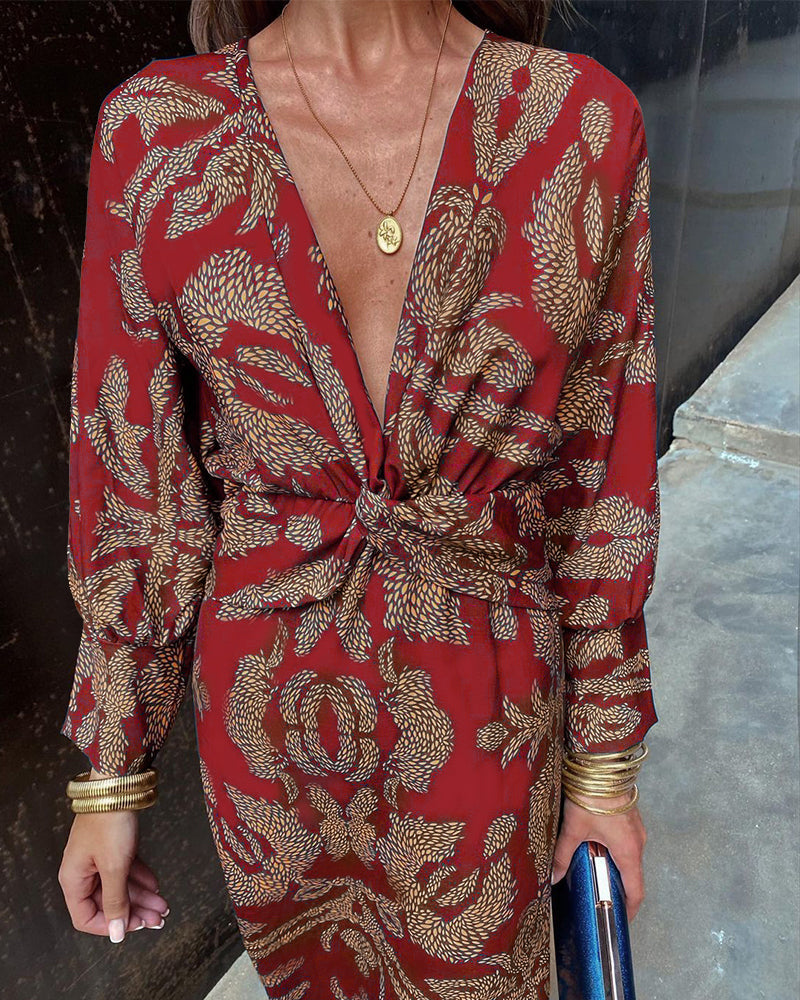 Olivia | Women's Elegant V-Neck Maxi Dress