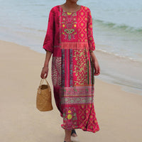Naila | Women's Printed Relaxed Fit Maxi Dress
