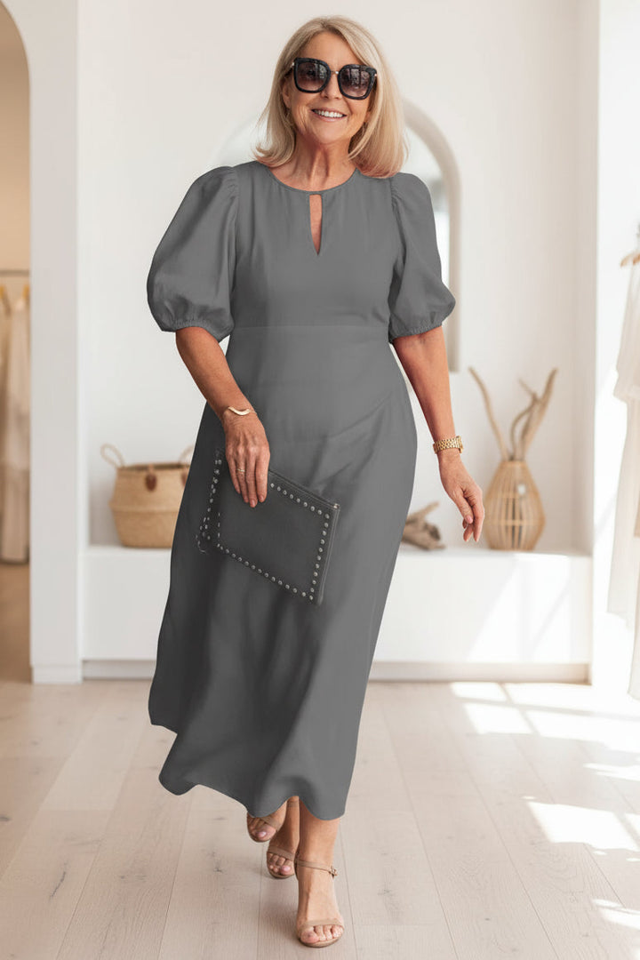 SERAPHINE | ELEGANT PUFF SLEEVE DRESS