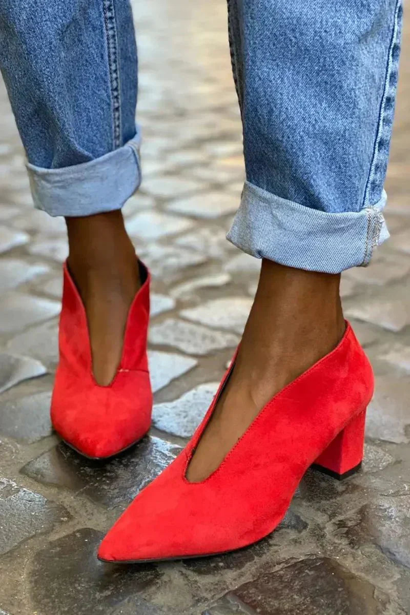ZOE | ELEGANT BLOCK HEEL PUMPS
