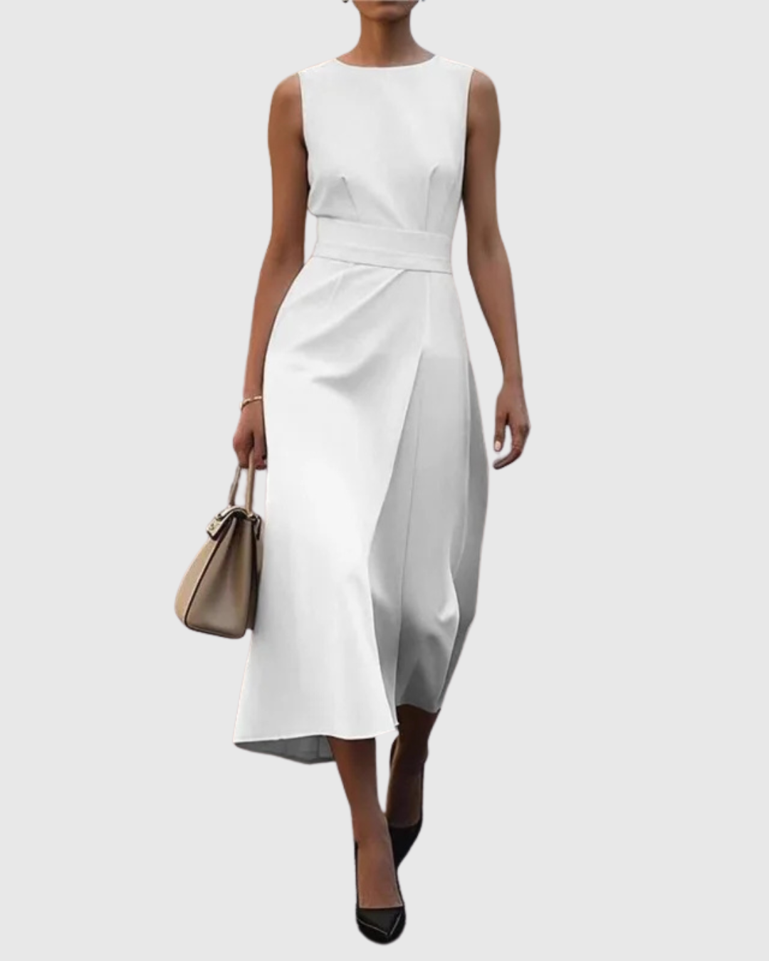 Amelia | Women's Elegant Sleeveless All-Day Dress
