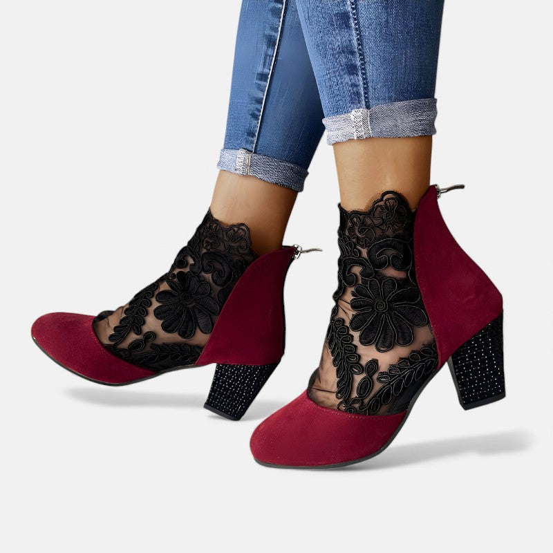 Sienna | Women's Elegant Orthopedic Printed Heels