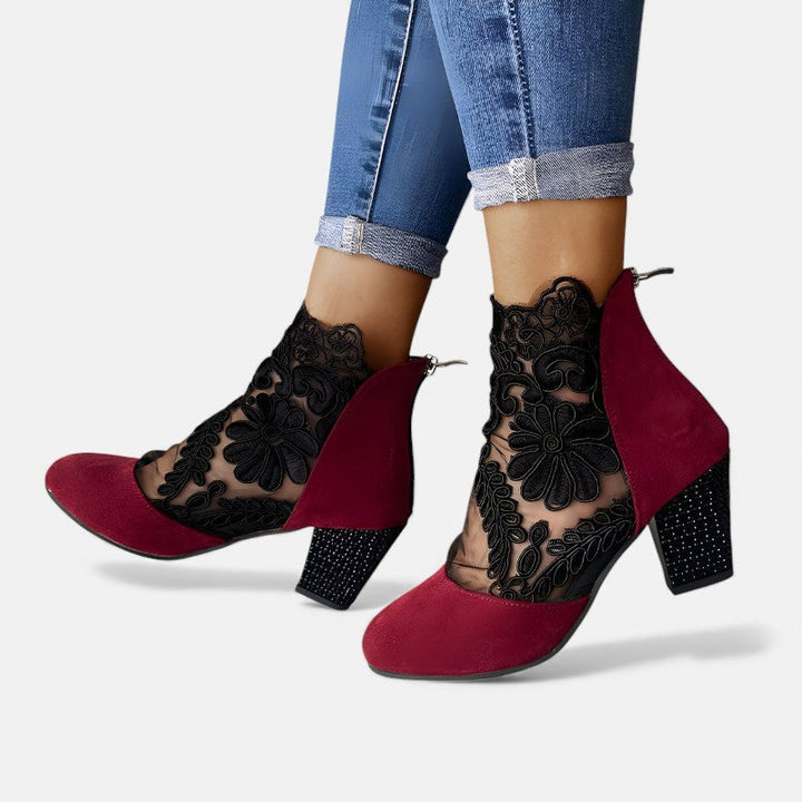Sienna | Women's Elegant Orthopedic Printed Heels