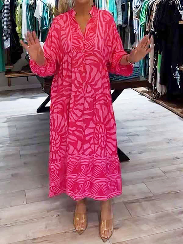 BRINLEY | VIBRANT PATTERNED DRESS