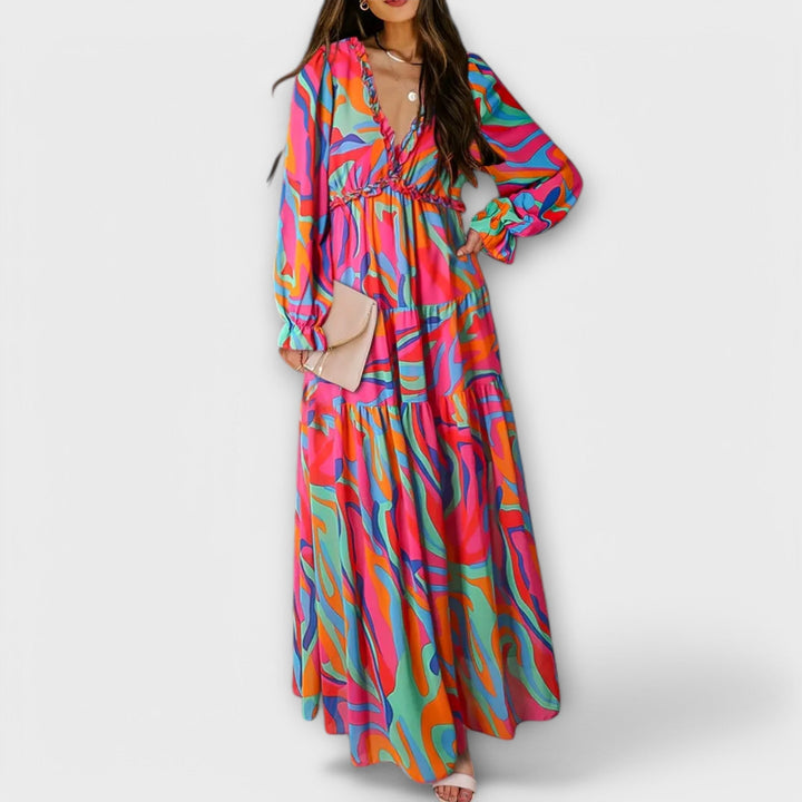 Nadia | Elegant Floral Summer Dress