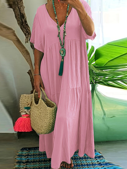 Ava | Women's Casual Summer Dress with Sleeves