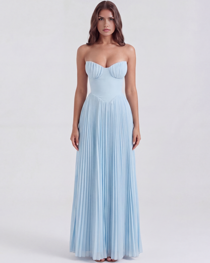 Everly | Women's Elegant Pleated Maxi Dress