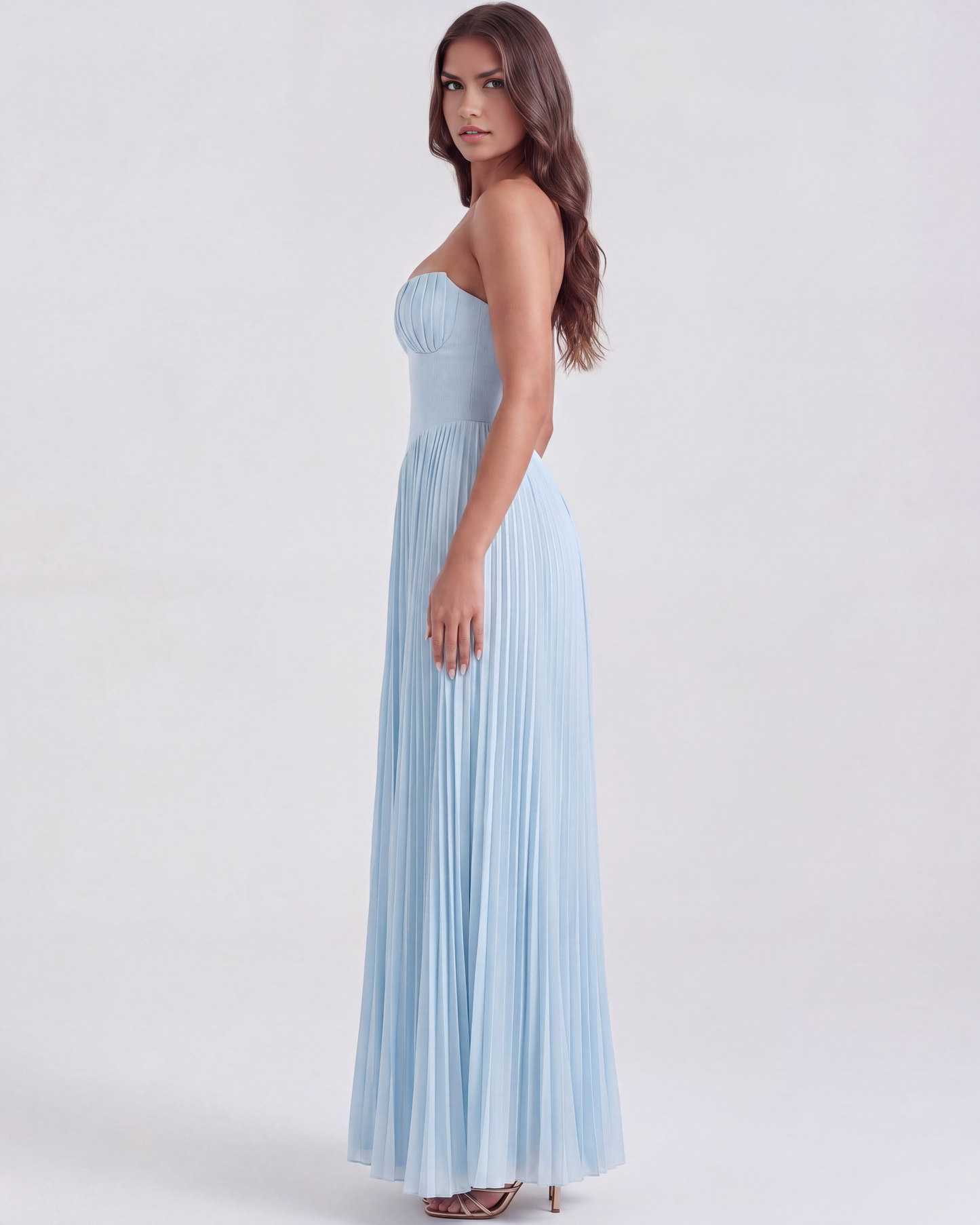 Everly | Women's Elegant Pleated Maxi Dress