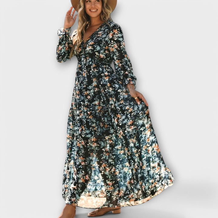 Nadia | Elegant Floral Summer Dress