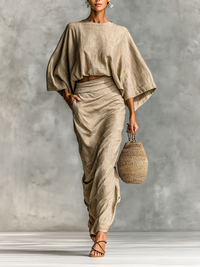 Lillian | Women's Summer Two Piece Maxi Dress