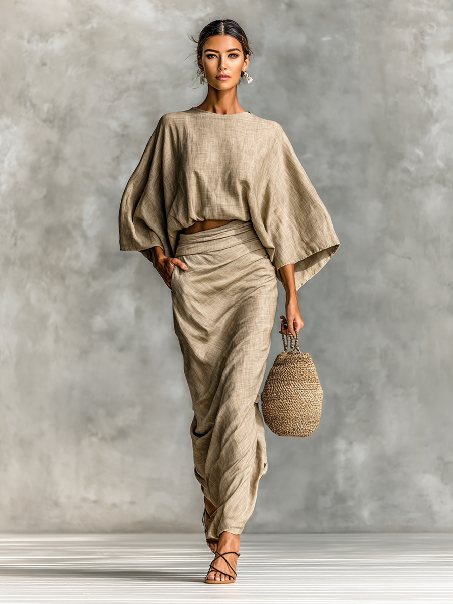 Lillian | Women's Summer Two Piece Maxi Dress