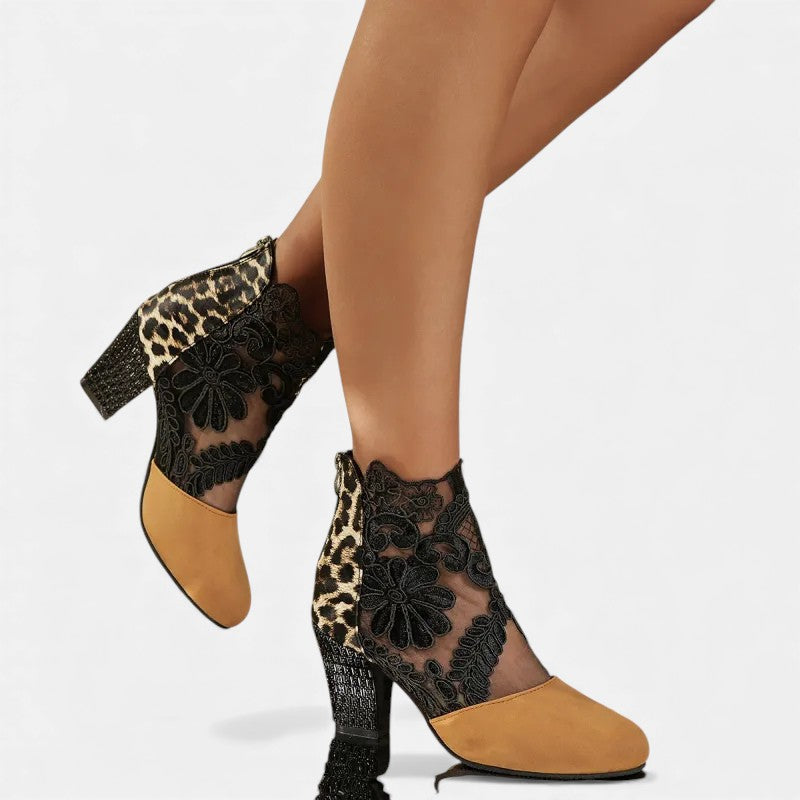 Sienna | Women's Elegant Orthopedic Printed Heels