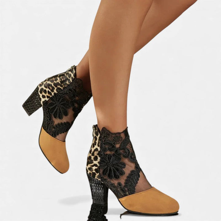 Sienna | Women's Elegant Orthopedic Printed Heels