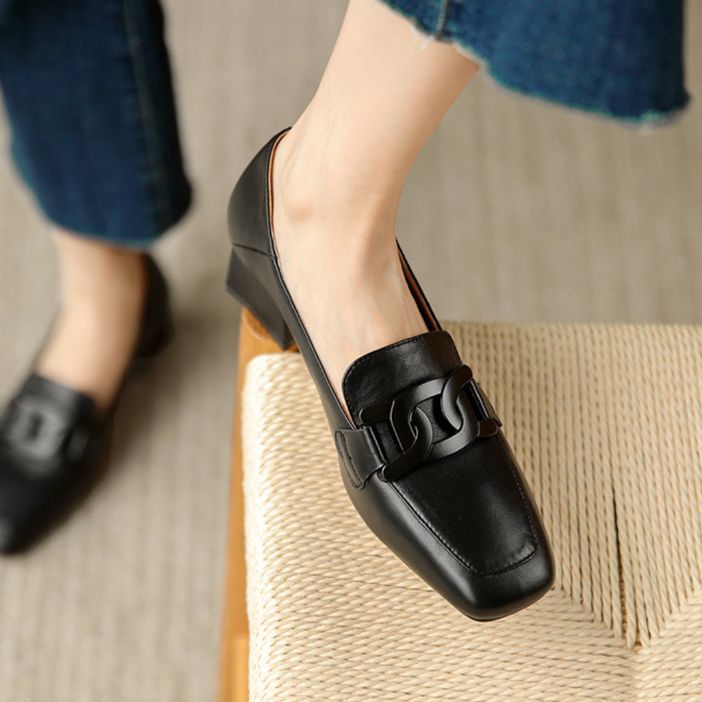 Aurora | Women's Orthopedic Slip On Mary Janes with Heel