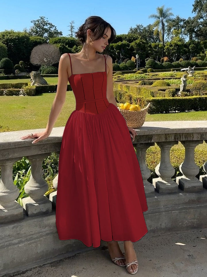 Riet | Women's Midi A-Line Wedding Guest Dress
