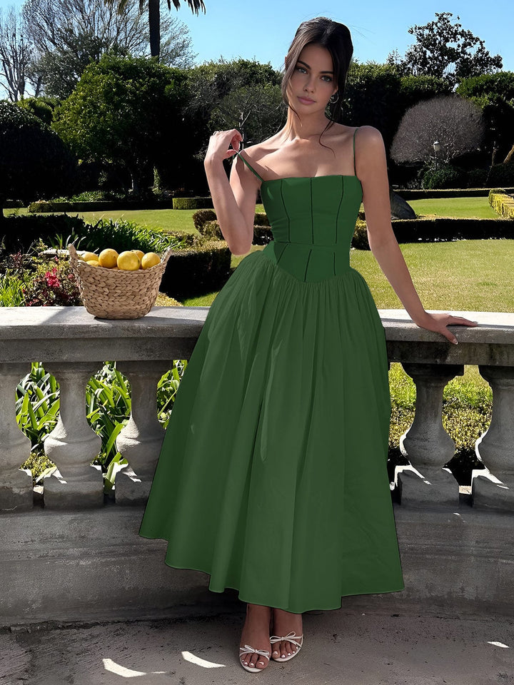 Riet | Women's Midi A-Line Wedding Guest Dress