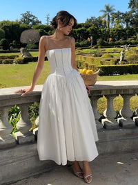 Riet | Women's Midi A-Line Wedding Guest Dress