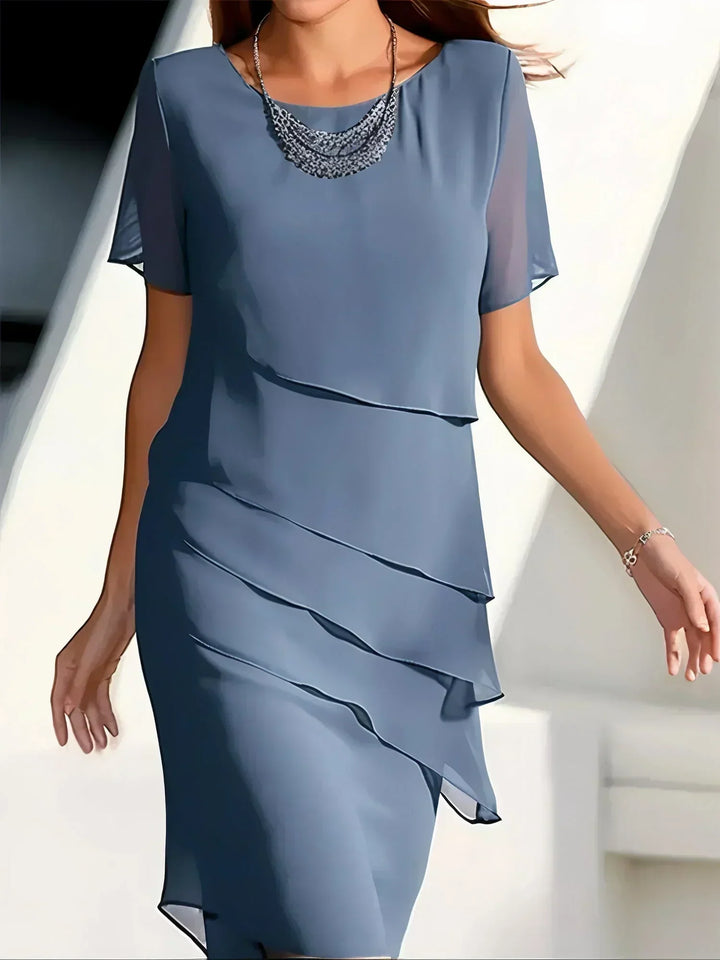 Amely | Classic Layered Midi Dress