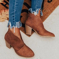 Sarah | Women's Classic Ankle Heel Boots