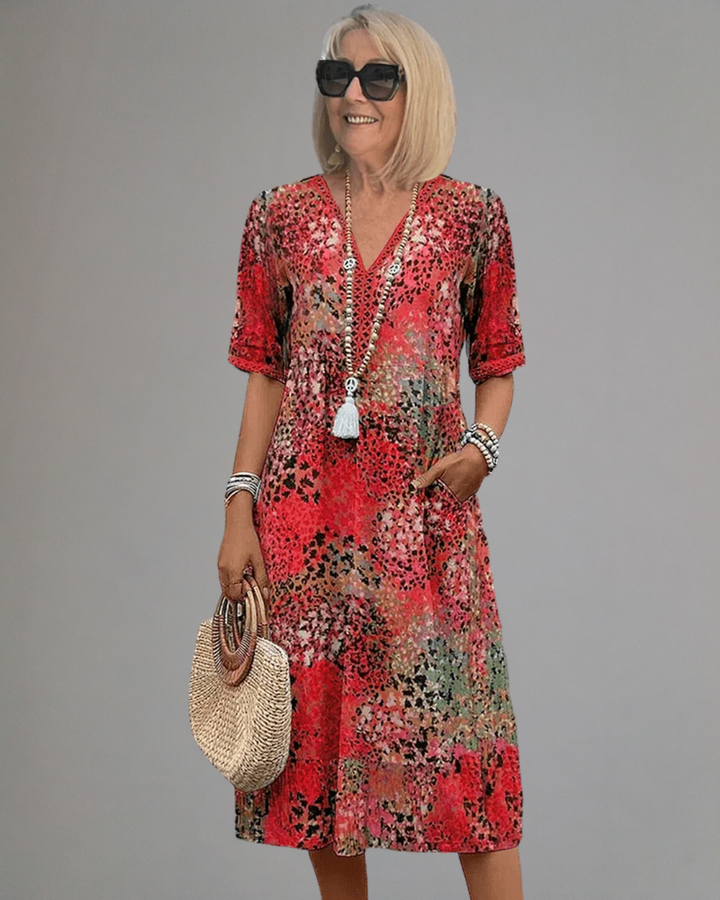 SKYLER | OCEAN BREEZE MIDI DRESS