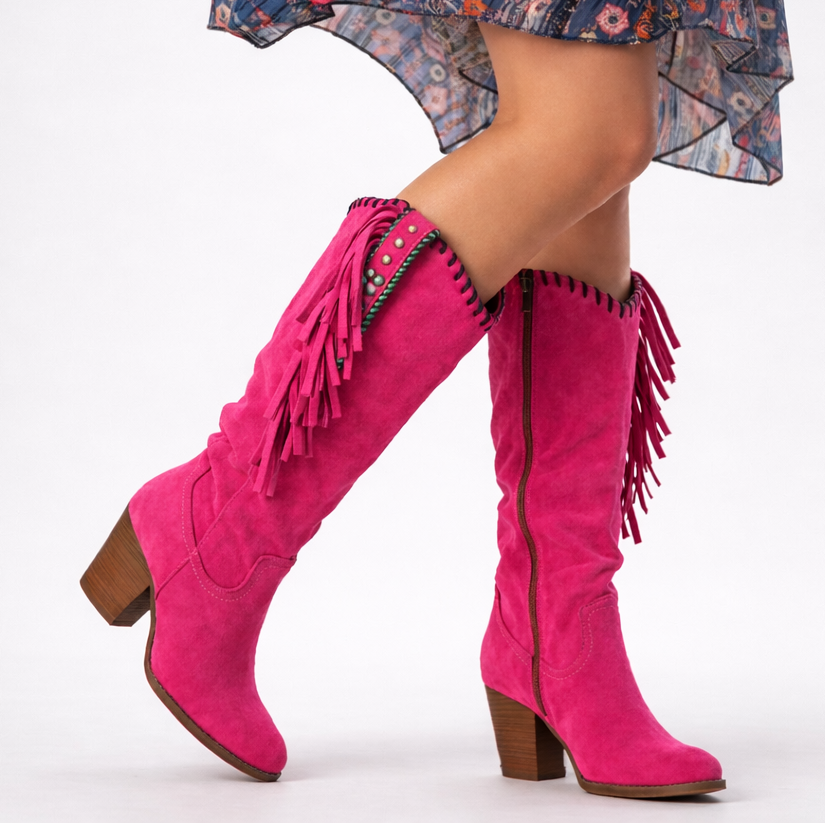 Sydney | Women's Casual Block Heel Cowboy Boots