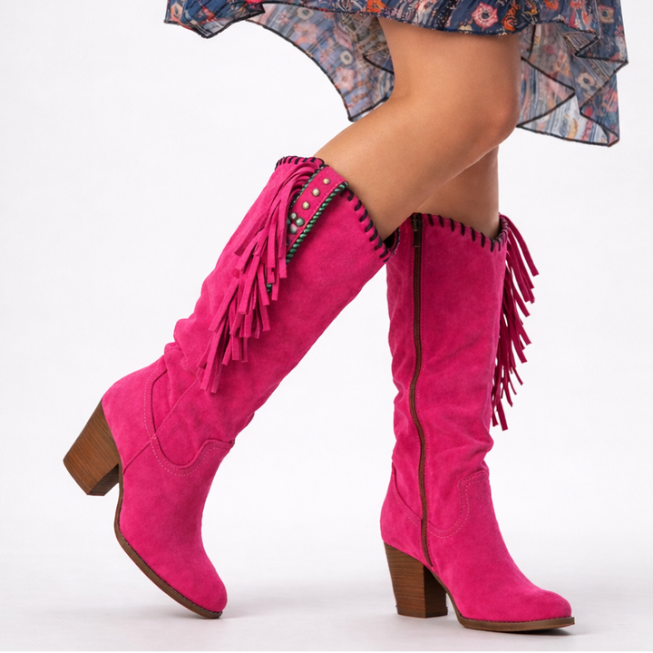 Sydney | Women's Casual Block Heel Cowboy Boots