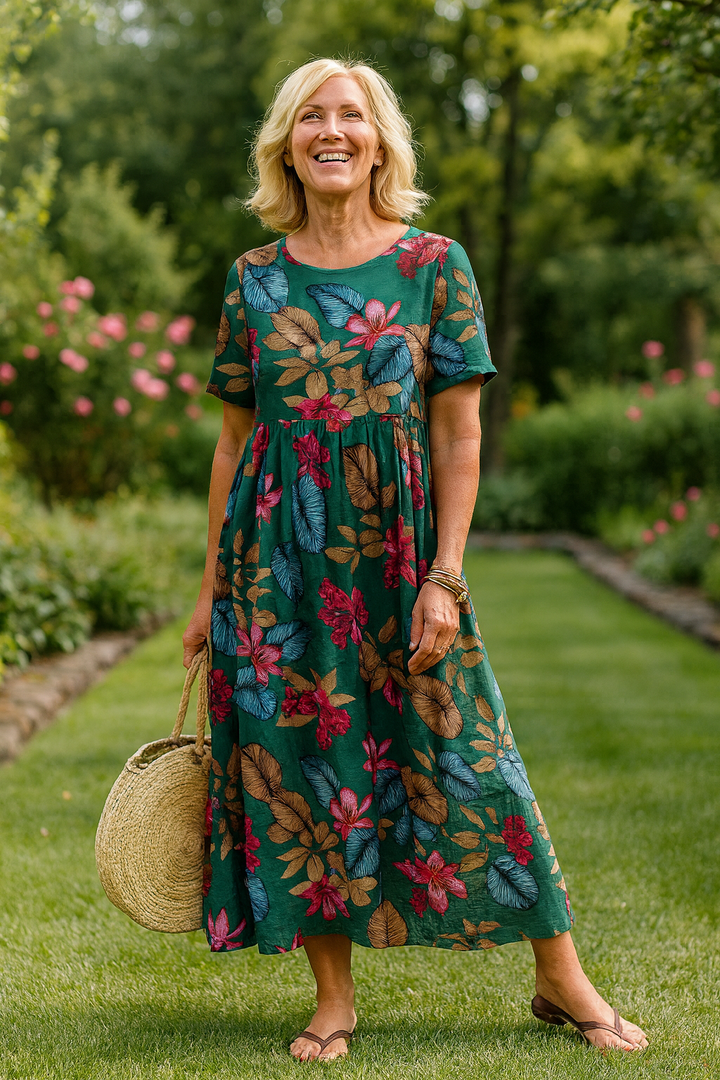 MACEY | EFFORTLESS FLORAL MAXI DRESS