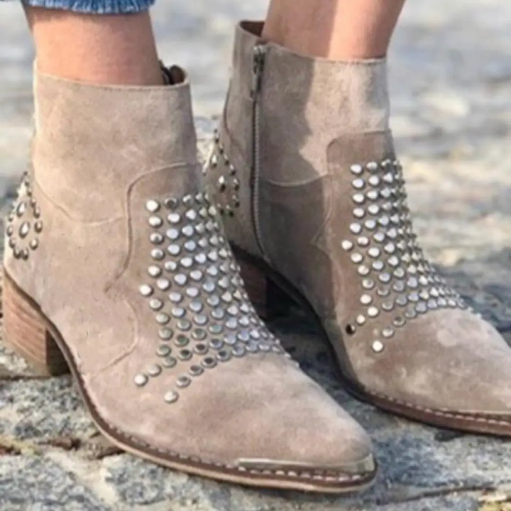 MARISSA | ANKLE BOOTS WITH STUDS