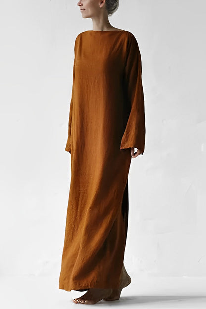 Naomi | Women's Elegant Linen Wrap Dress
