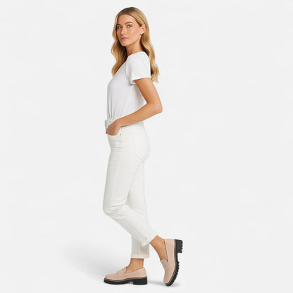 Victoria | Women's Suede Platform Loafer with Low Heel