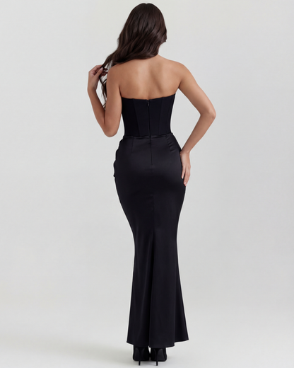 Lucy | Women's Satin Corset Evening Dress