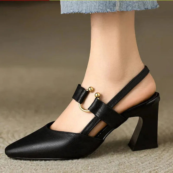 Ava | Women's Classic Orthopedic Heels with Pointed Toe