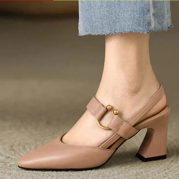 Ava | Women's Classic Orthopedic Heels with Pointed Toe