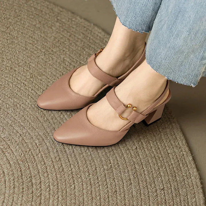 Ava | Women's Classic Orthopedic Heels with Pointed Toe