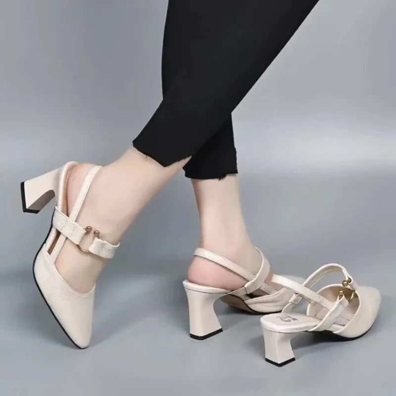 Ava | Women's Classic Orthopedic Heels with Pointed Toe