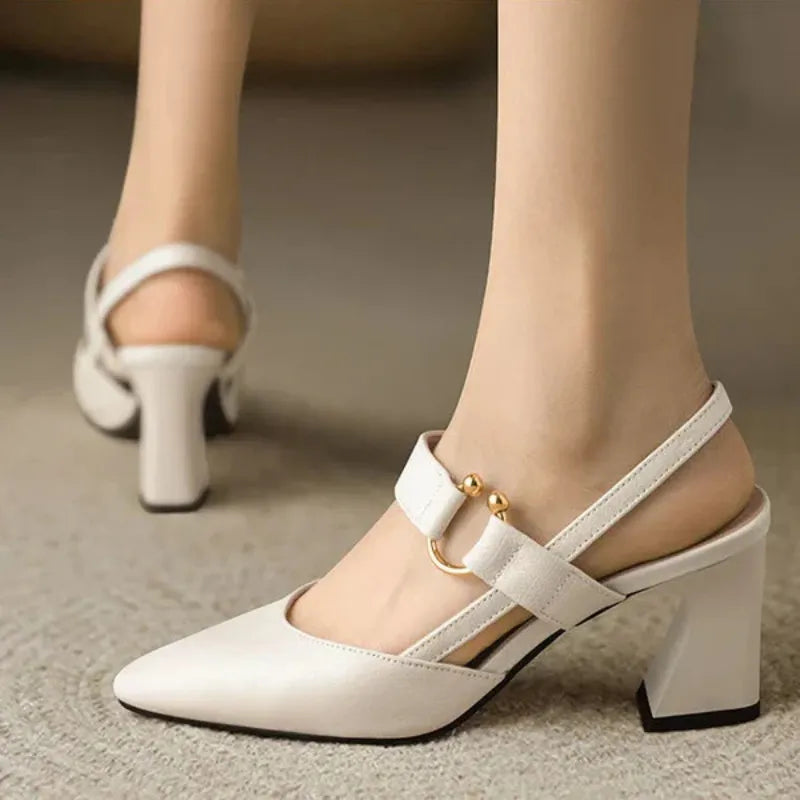 Ava | Women's Classic Orthopedic Heels with Pointed Toe