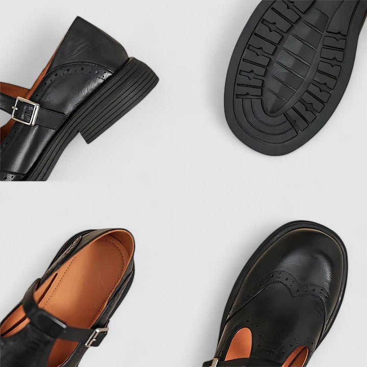 Louise | Women's Classic Mary Janes with Low Heel