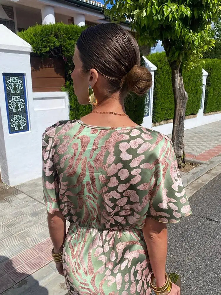 Carmen | Women's Summer Wrap Midi Dress