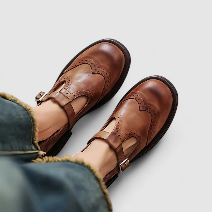 Louise | Women's Classic Mary Janes with Low Heel