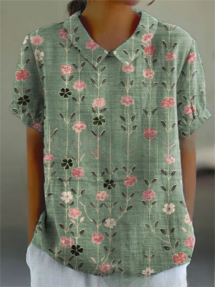Nancy | Women's Floral Print Casual Shirt